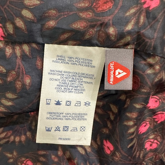 Land’s’ End Quilted Primaloft Parka in Blue Size Small - Picture 10 of 16